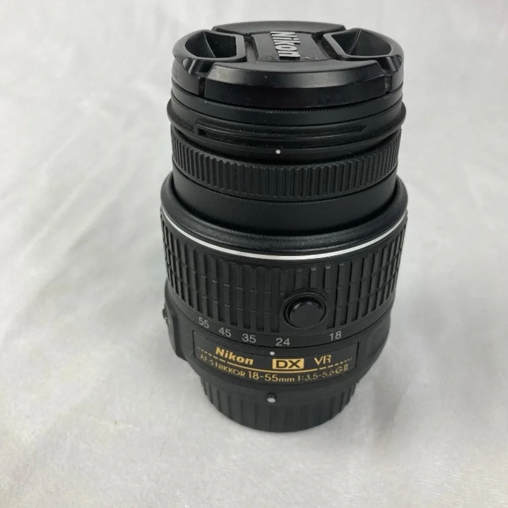 Nikon D3400 DSLR Camera w/ 18-55 Lens, SD, Strap, Battery, Charger (7.3K Shots)